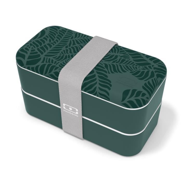 monbento - bento box - lunch box 2 compartiments - idéal pour travail/ecole - made in france - mb original