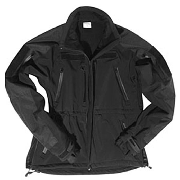 Mil-Tec Soft Shell Veste Noir Mil-Tec Soft Shell Veste Noir