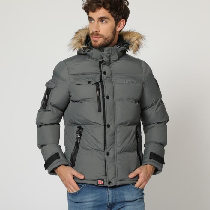 GEOGRAPHICAL NORWAY CLEMENT doudoune pour homme Gris Homme