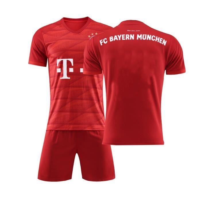 Bayern Munich Maillot Domicile 2019 20 Maillot De Foot Football Soccer Maillot Shorts Kit Pas Cher Pour Homme Enfant Prix Pas Cher Cdiscount