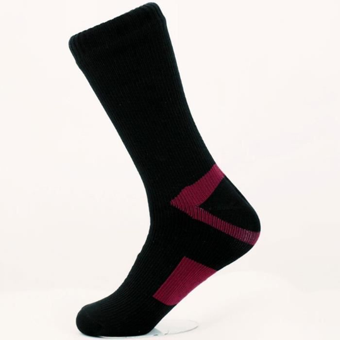 Chaussette de ski,Chaussettes sèches imperméables et respirantes unisexes, pour la pêche en