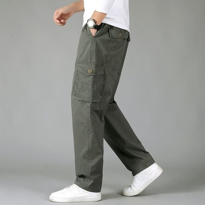Pantalon Cargo Exte Bleu Foncé - Homme Taille 32 (IT 48), Neuf Avec étiquettes