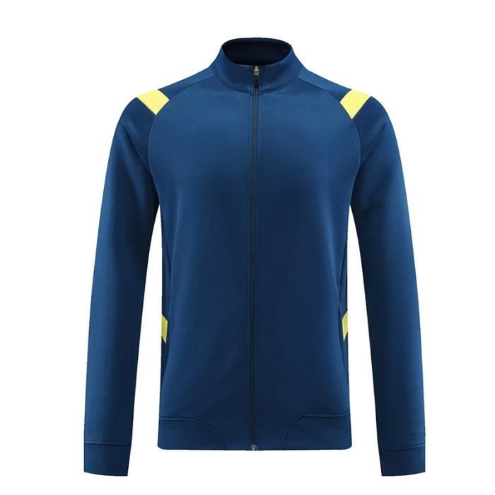 Veste De Sport Homme Légère - Col Montant Zip, Matière Douce Respirante Pour Fitness Et Loisirs