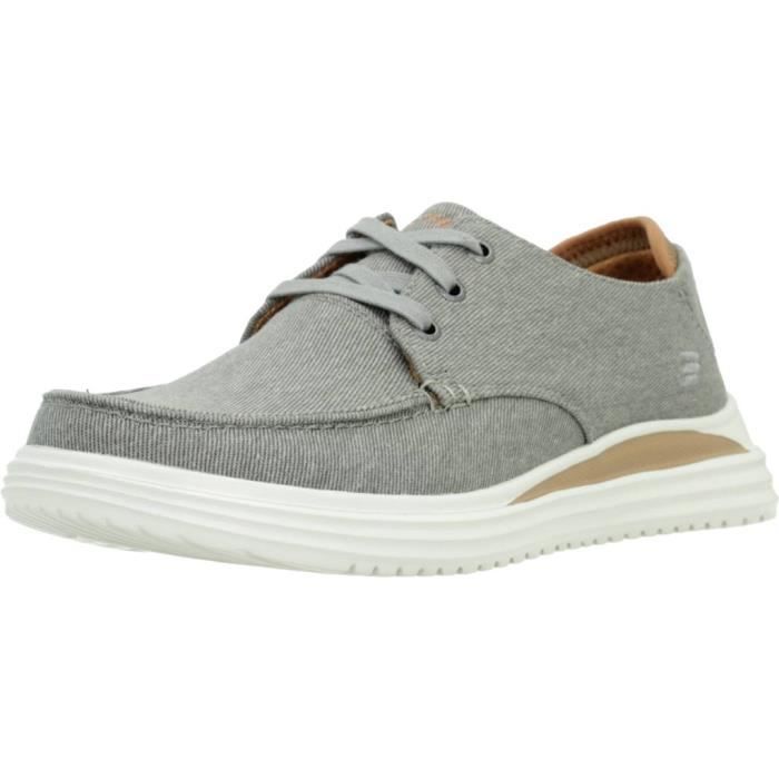 Skechers Basket Skechers 117839 Gris - Homme - SKECHERS - Lacets - Textile - Plat