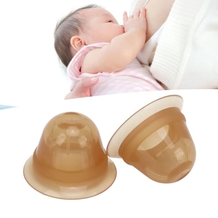 Mamelon Correcteur Électrique 4 PCS - Pompe à Mamelon Portable Rechargeable Pour Mamelons Plats Ou Inversés