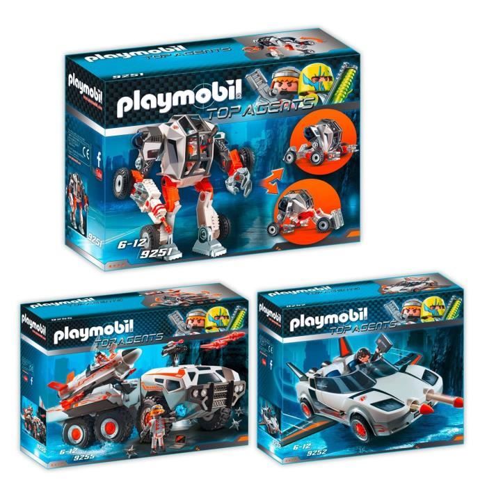 Playmobil top agents best sale 9251
