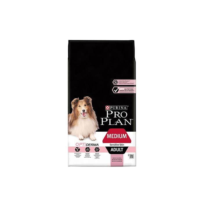 Purina Proplan OptiDerma Chien Adulte Taille Moyenne Saumon 3kg Purina Proplan OptiDerma Chien Adulte Taille Moyenne Saumon 3kg