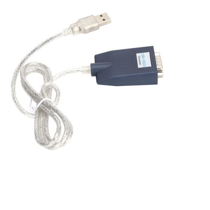 Adaptateur USB Vers RS232 (DB9) - Compatible Windows, Linux, Mac - Pour Caisse, Scanner, Imprimante
