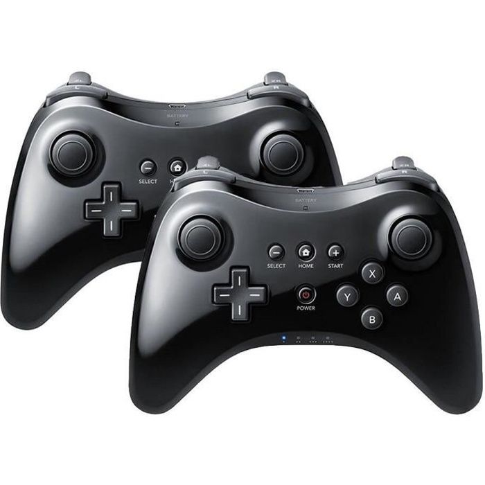 Manette NINTENDO Manette Classique Wii U Pro Noire Reconditionné