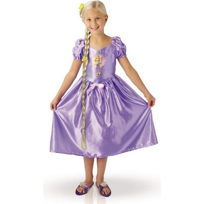 Deguisement Fairy Tale Princesse Raiponce 5 6 ans aille Unique Coloris Unique Cdiscount Jeux Jouets
