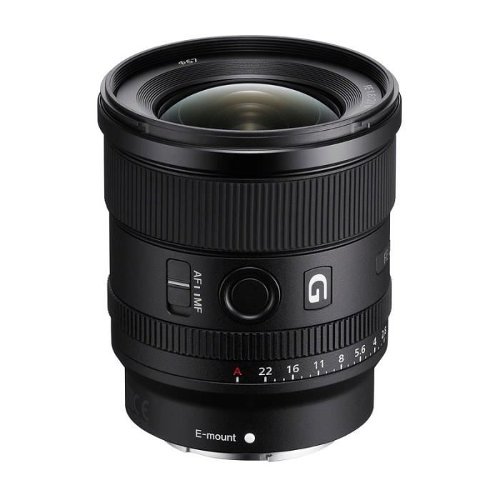 Sony Objectif Sel Fe 20mm F 1 8 G Garanti 2 Ans Achat Vente Objectif Cdiscount