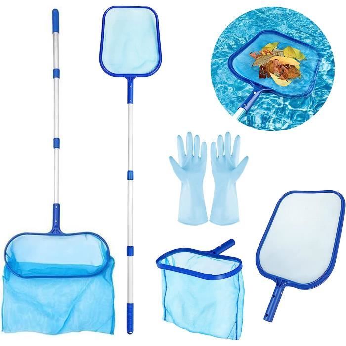 Lot De 2 Épuisettes De Pêche Télescopiques Pliables 150cm - Avec Sac De Rangement, Nylon Durable Pour Enfants Et Adultes