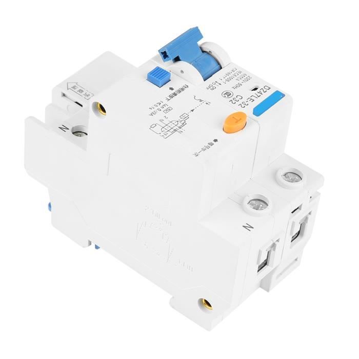 DZ47LE-32 RCCB Disjoncteur Différentiel 30mA 32A 230V, 1P