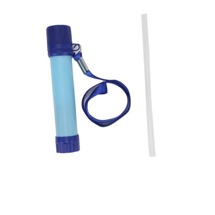 Comparer les prix de TMISHION Paille de filtre à eau personnelle Kit de purification d'eau de survie en plein air portable réutilisable de paille de