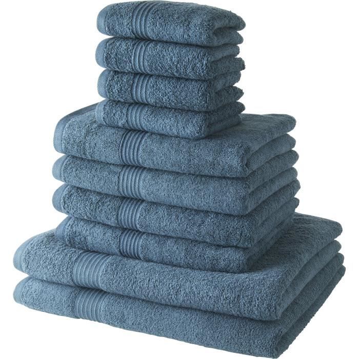 Lot de 8 Gants de Toilette en mousseline de naissance dallaitement en coton doux Serviettes 