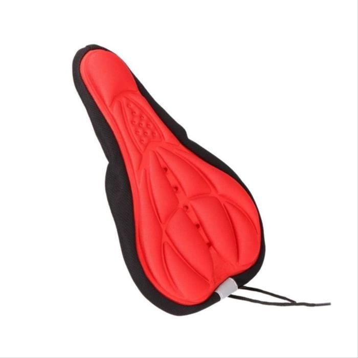 Siège confortable pour homme et femme, selle souple et épaisse pour siège de montagne à ressort universel de remplacement pour VTT/vélo de route/BMX/VTT, noir, Noir/blanc