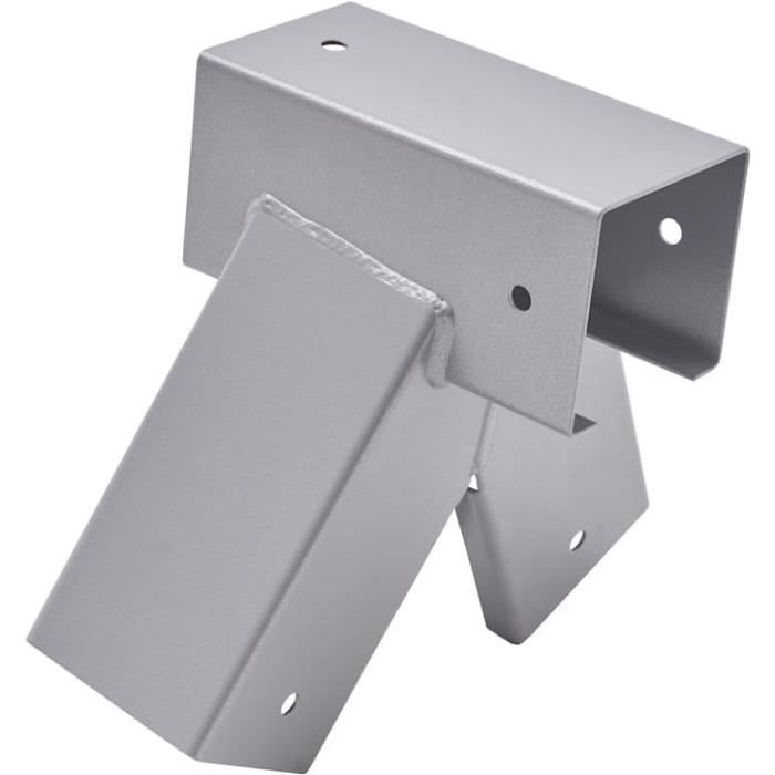 TRIBECCO® Connecteur à bascule carré 90/90 mm (100°, gris)