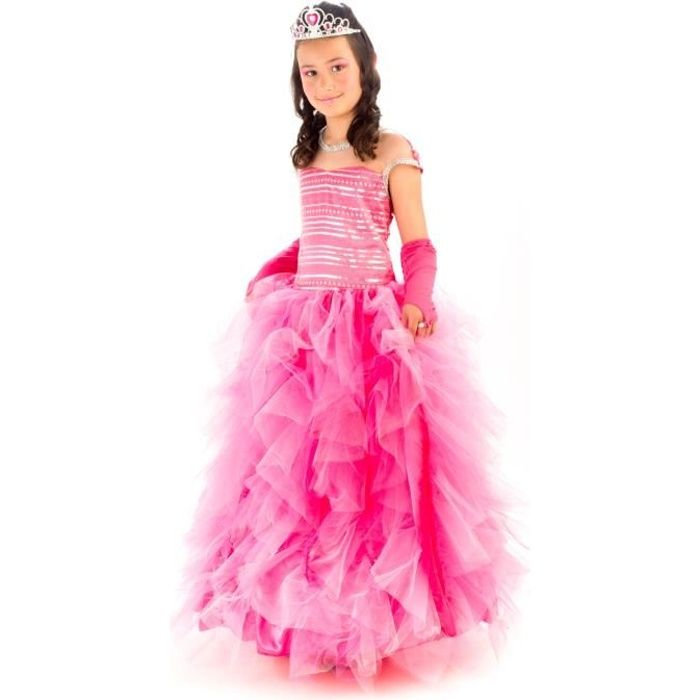 Deguisement Princesse Corolle COROLLE 5 7 ANS Rose Satin et tulle Accessoires inclus