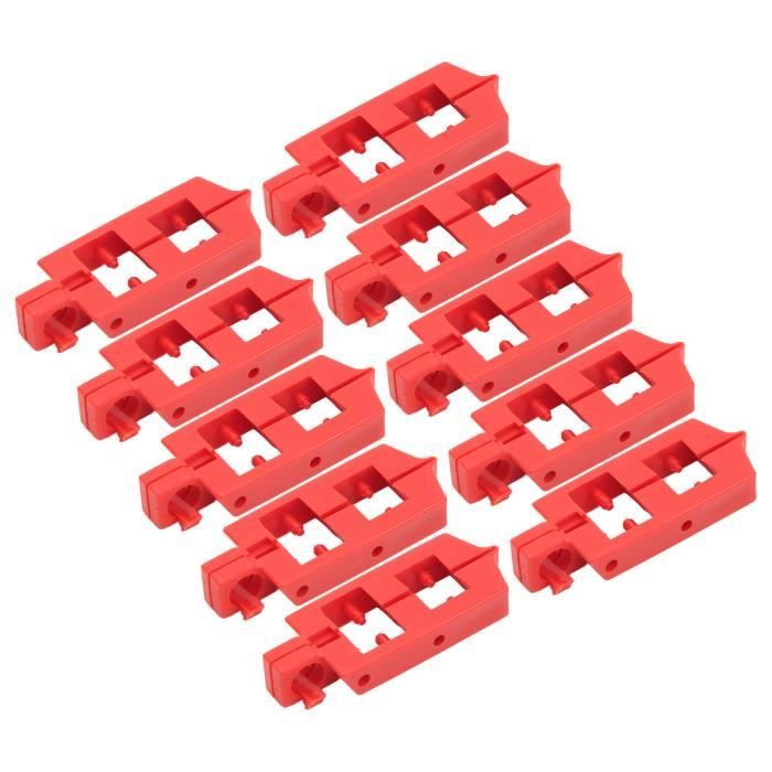 5 Dispositifs De Verrouillage Pour Disjoncteur - Broches Extérieures, Compatibles Cadenas, Nylon/acier