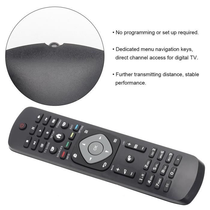 Télécommande De Remplacement Pour Philips - Référence 398GR08BEPHN0026HL - Neuf Sous Blister
