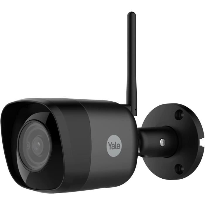 Yale SV-DB4MX-B - Camera de Surveillance Exterieur | Camera IP WIFI HD 4MP H.265 Etanche (IP67), Vision Nocturne, Detection d