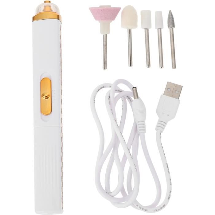Mini Ponceuse à Ongles électrique Rechargeable 12000 Tr/min 2 Vitesses - Soin Des Ongles Portable - Neuf