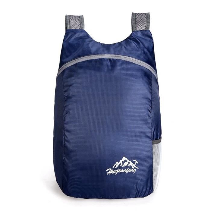 CARTABLE deep blue Sac dos pliable ultral ger de 20l pour l
