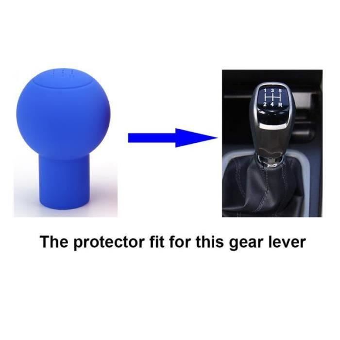 Lot De 2 Housses Silicone Pour Pommeau Levier De Vitesse Voiture - Protection Anti-Dérapant 6 Vitesses