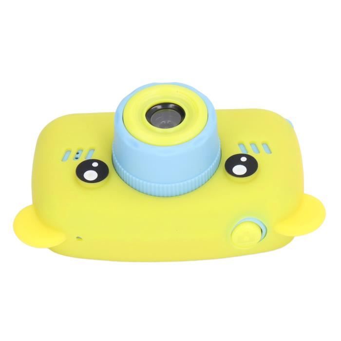 Appareil Photo Numérique Enfant 20MP 1080P - Écran IPS 2 Pouces, Double Objectif, Zoom 4x, Jeux Intégrés - Cadeau Pour Garçons Et Filles, Couleur Rose Ou Jaune