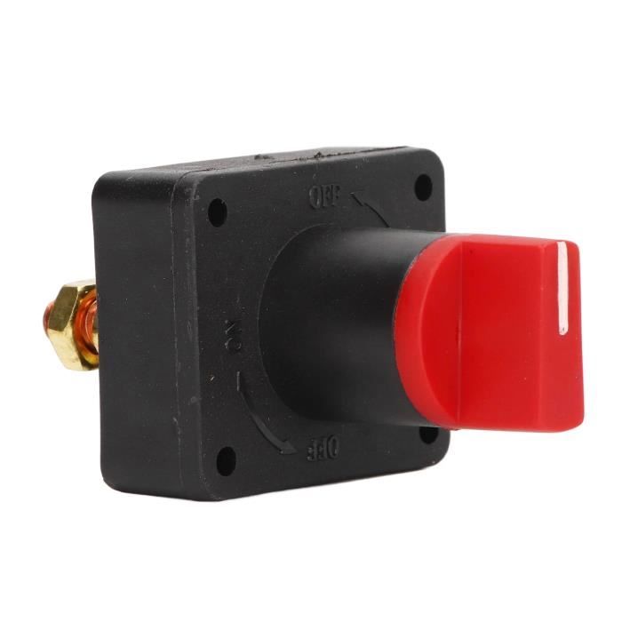 Interrupteur Coupure Batterie Moto TKSE - 80A - Anti-fuite - Pour Électrode Négative - Alliage Zinc