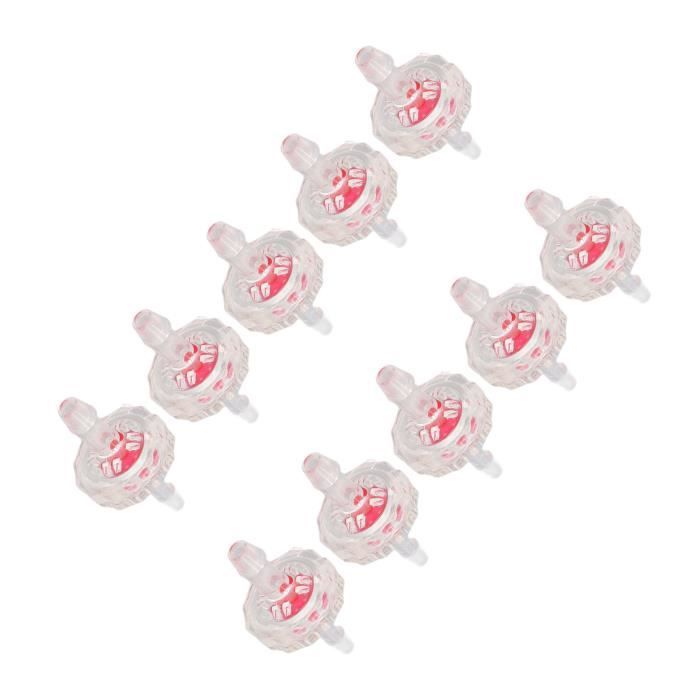Lot De 10 Clapets Anti-retour Jetables 4mm Pour Aquarium - En Plastique PP, Sens Unique, Prévient Les Reflux D'eau