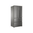 HAIER HB18FGSAAA - Réfrigérateur congélateur - Multi-portes - 508L (351+157) - Total No Frost - E - L83 x H190 cm - Inox-1