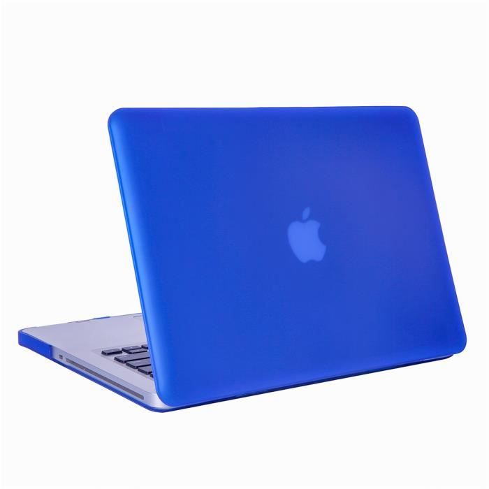 Coque MacBook Pro 15 pouces [Modèles: A1286] avec CD-Rom - Mat Rigide  Housse de Protection Antichoc - Rouge