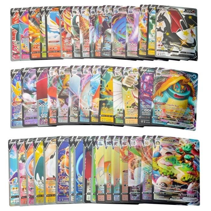 58 Cartes Dracaufeu GX VMAX – Feuille D’or – Collection TCG – Commun/Peu Commun – Cadeau