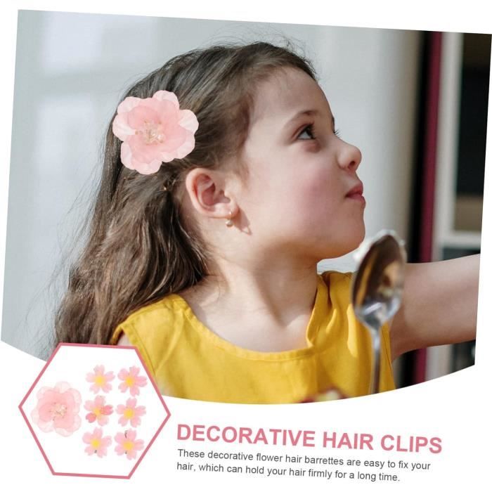 Pinces à cheveux  Odette Cerise