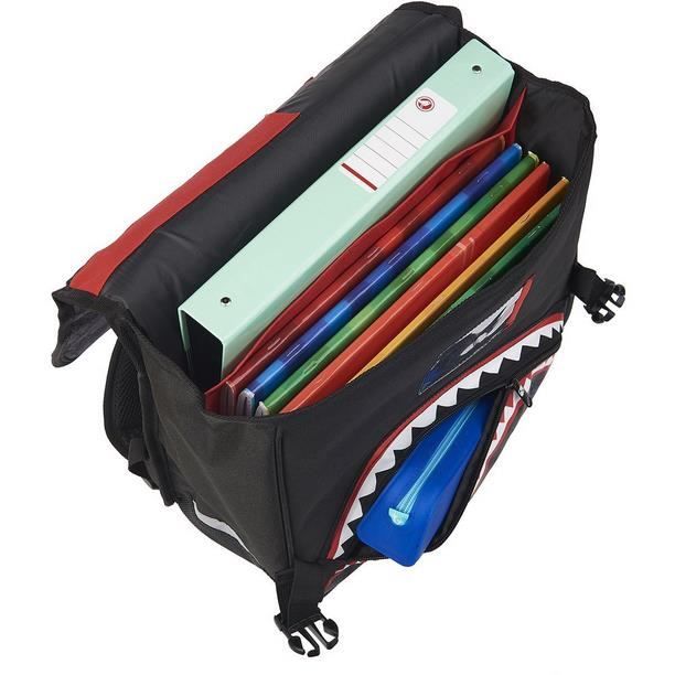 FREEGUN Cartable 38 cm CP CE1 CE2 noir et rouge Cdiscount