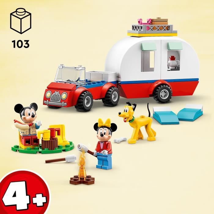 LEGO DUPLO Disney Mickey et Friends Jouets d'aventure de camping pour les  enfants de 2