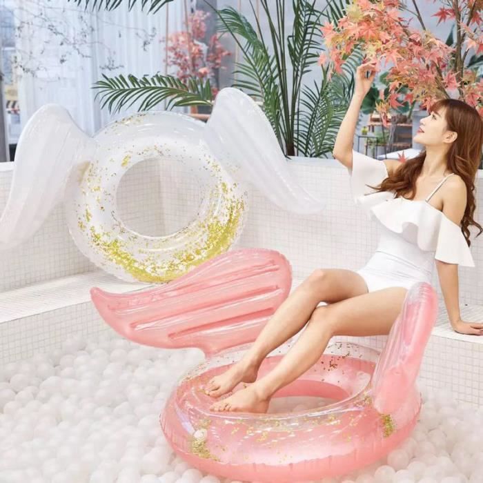Anneau De Natation Gonflable, Chaise Longue De Piscine Gonflable Anneau De Natation Gonflable, Chaise Longue De Piscine Gonflable