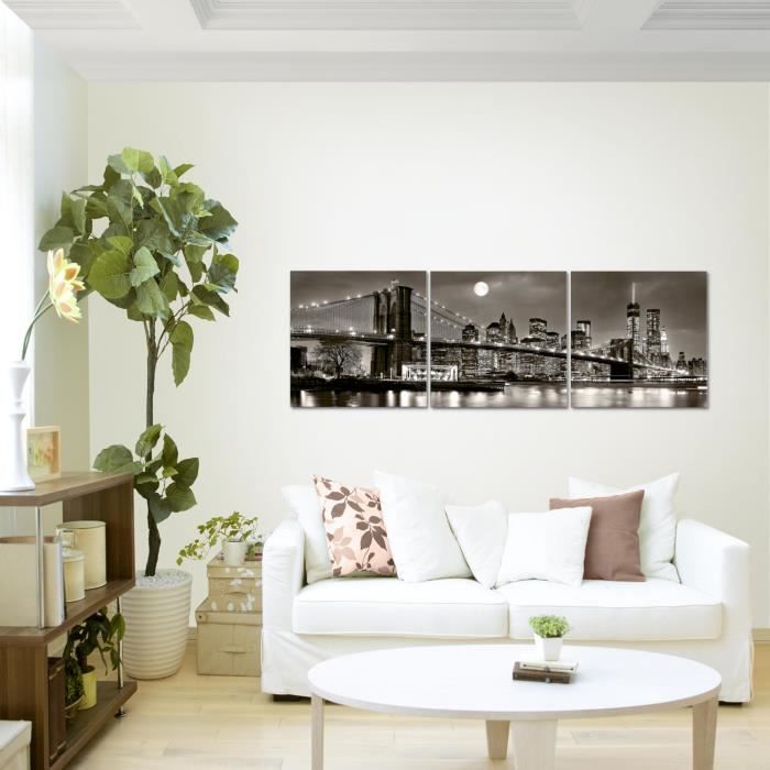 Tableau Déco Murale Moderne New York - Toile Imprimée 30x20cm, Pour Intérieur Et Extérieur