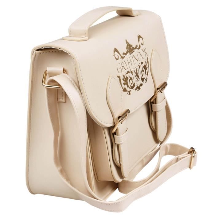 Harry Potter Hogwarts sac bandoulière femme, sac à main beige, 21x27x9 cm -  Cdiscount Bagagerie - Maroquinerie