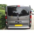 REAR TAILGATE logo COVER for RENAULT TRAFIC mk3 20142021 in CARBON EFFECT rear only-2