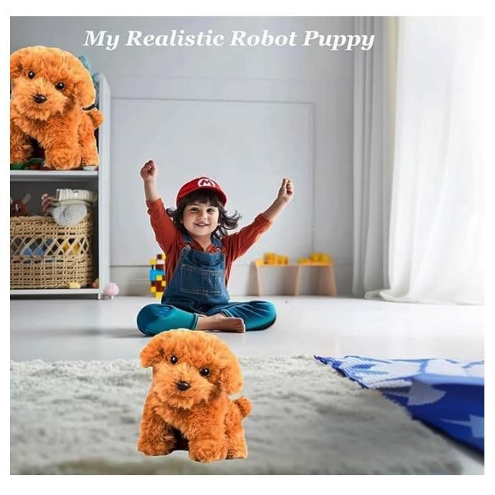 Robot Dog Nico 2025 – Chiot Interactif Réaliste Qui Marche, Aboie Et Remue La Queue, Compagnon Électronique En Peluche Pour Enfants