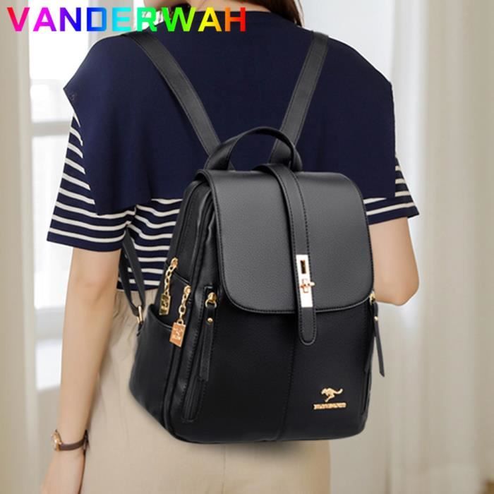 Sac a clearance dos cuir marque