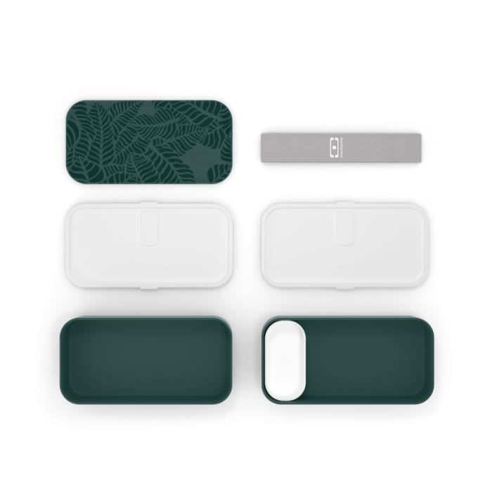 MONBENTO - Bento box - Lunch Box 2 Compartiments - Idéal pour Travail/Ecole - Made In France - MB Original - Maison