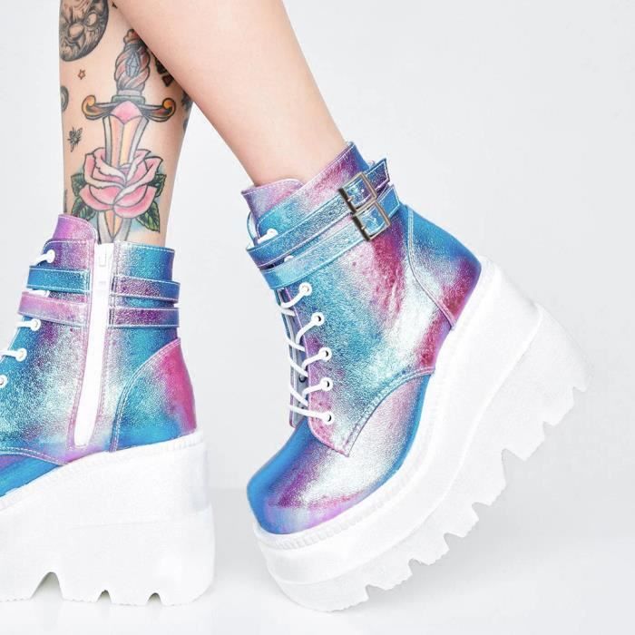 Compensées multicolores hot sale