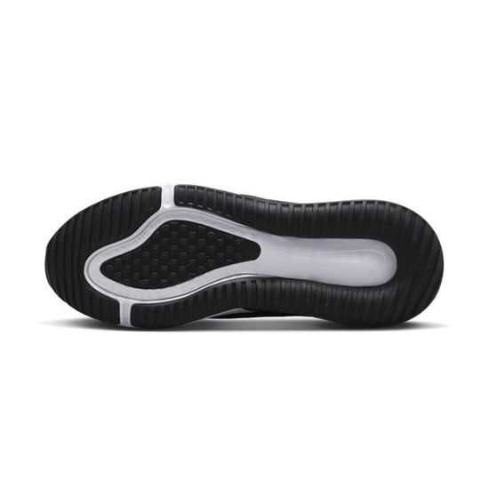 Basket Nike AIR MAX 270 GO Junior Noir Blanc Lacets Garcon