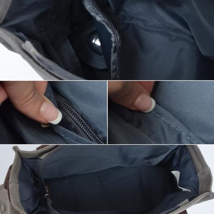 Sac a shop dos double fond