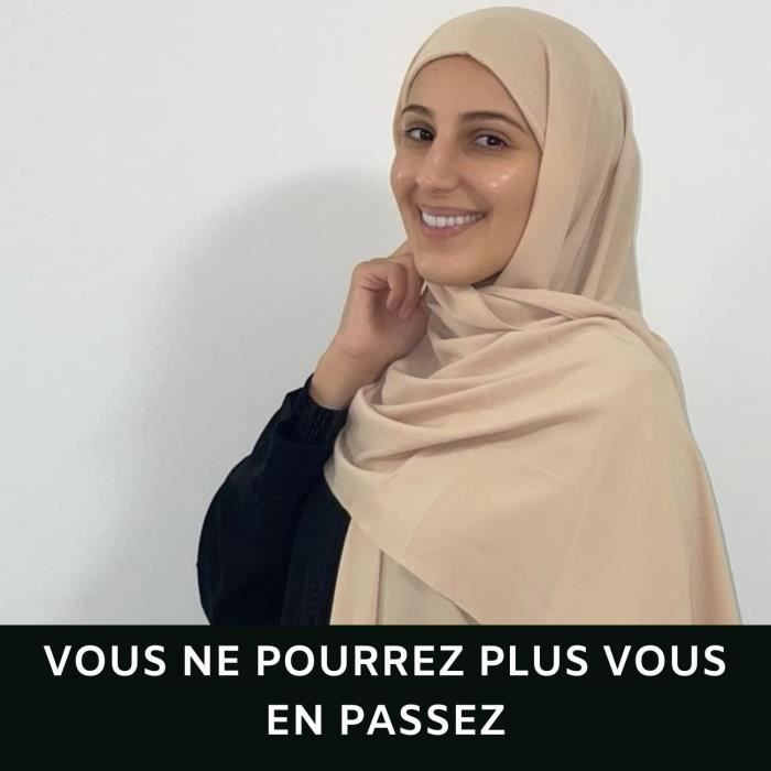 Foulard Hijab Respirant Pour Femme - Coton Léger, Pour Toutes Saisons, Sport, Prière, Style Décontracté