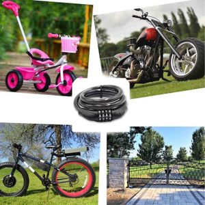 Antivol Vélo Câble Kryptonite 6 Pieds - Renforcé, à Code Réinitialisable - Neuf