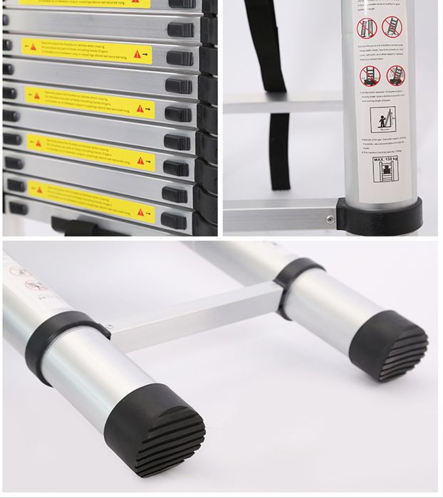 DLGLOLIN 3,2M Échelle Télescopique Extensible en Aluminium Multi ...